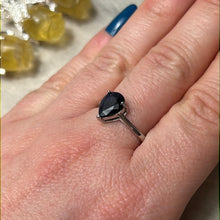 Load image into Gallery viewer, AA Sapphire 925 Sterling Silver Ring - Size Q
