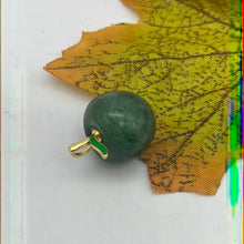 Load image into Gallery viewer, Small Green Aventurine Apple Pendant
