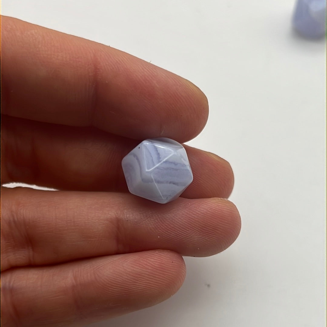 Mini Tetradecahedron Blue lace
