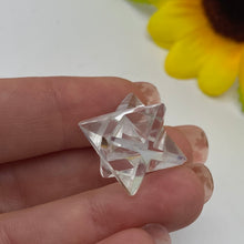 Load image into Gallery viewer, AA Clear Quartz Merkaba Star
