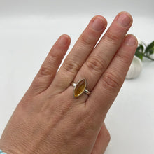 Load image into Gallery viewer, Citrine 925 Sterling Silver Ring L - L 1/2
