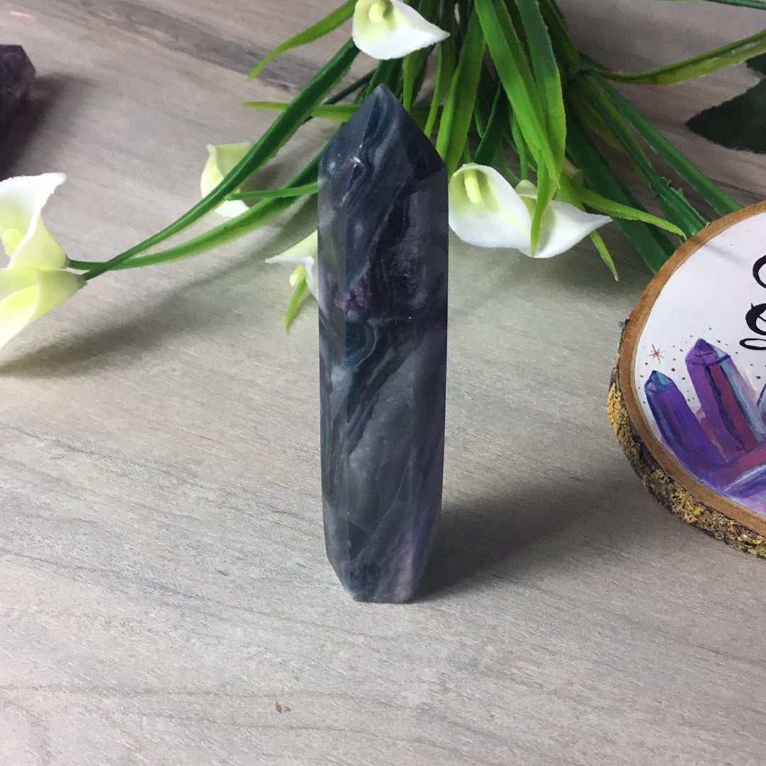 Silky Fluorite Tower