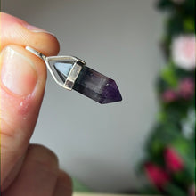 Load image into Gallery viewer, Fluorite Point 925 Sterling Silver Pendant
