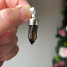 Load image into Gallery viewer, Smoky Quartz Point 925 Sterling Silver Pendant
