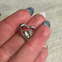 Load image into Gallery viewer, Heart Duo 925 Silver Sterling Pendant
