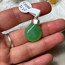 Load image into Gallery viewer, Chrysoprase 925 Sterling Silver Pendant
