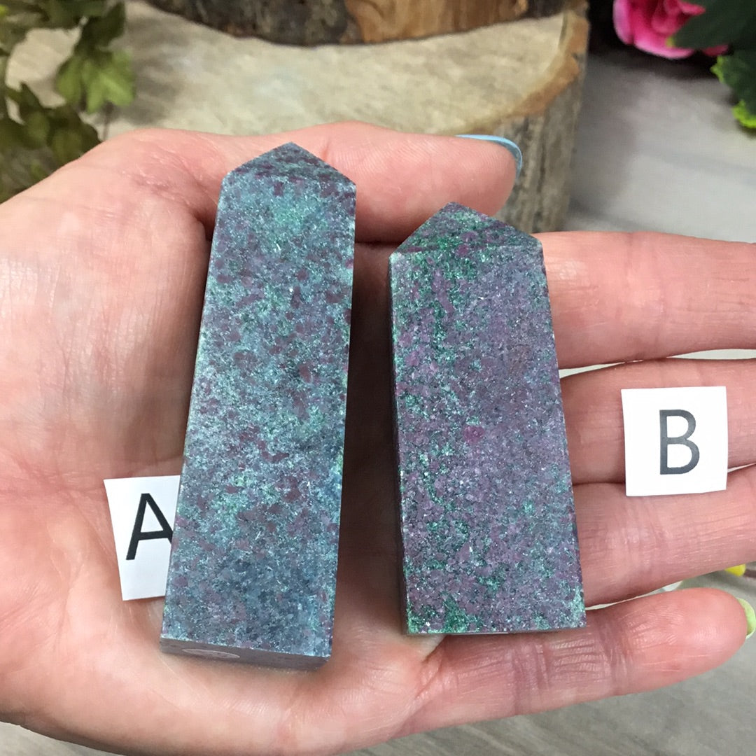 Ruby in Kyanite Obelisk Tower Point