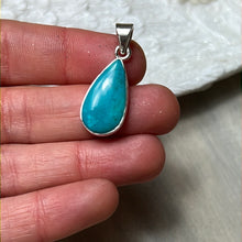 Load image into Gallery viewer, Chrysocolla 925 Sterling Silver Pendant
