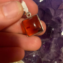 Load image into Gallery viewer, Amber 925 Sterling Silver Pendant
