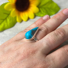 Load image into Gallery viewer, Andean Blue Opal 925 Sterling Silver Ring -  Size L 1/2
