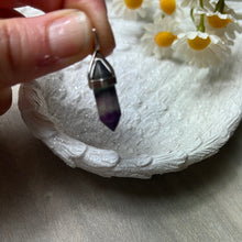 Load image into Gallery viewer, Fluorite Point 925 Sterling Silver Pendant
