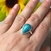 Load image into Gallery viewer, Andean Blue Opal 925 Sterling Silver Ring -  Size N 1/2
