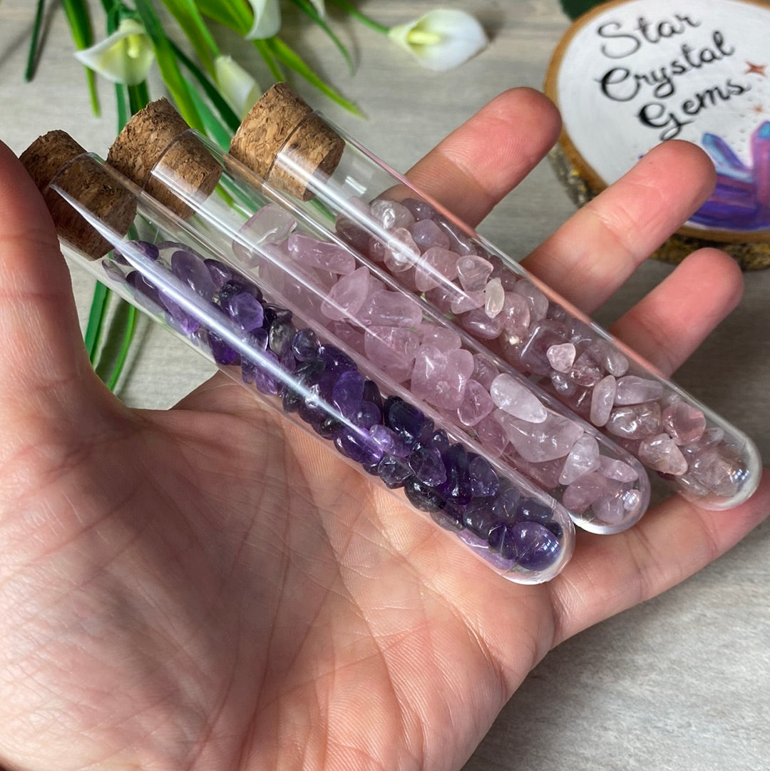 Mystery Crystal Chip Tube Set  1 or 3