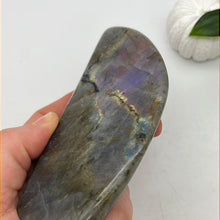 Load image into Gallery viewer, Purple Labradorite freeform slice
