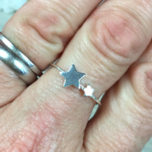 Load image into Gallery viewer, Double Star 925 Sterling Silver Ring
