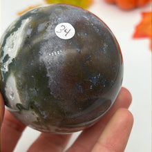 Load image into Gallery viewer, Moss Agate Sphere 60mm
