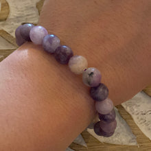 Load image into Gallery viewer, Lepidolite Bead Bracelet - 8mm
