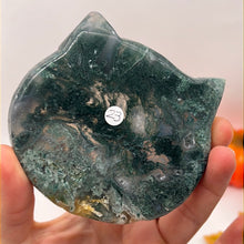 Load image into Gallery viewer, Cat Bowl Moss Agate
