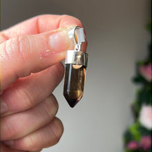 Load image into Gallery viewer, Smoky Quartz Point 925 Sterling Silver Pendant
