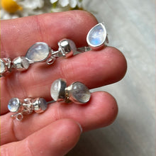 Load image into Gallery viewer, Rainbow Moonstone 925 Sterling Studs Earrings
