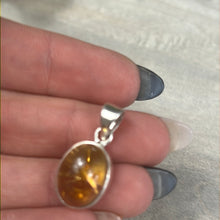 Load image into Gallery viewer, Citrine 925 Sterling Silver Pendant
