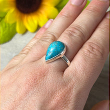 Load image into Gallery viewer, Andean Blue Opal 925 Sterling Silver Ring -  Size N 1/2
