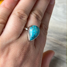 Load image into Gallery viewer, Andean Blue Opal 925 Sterling Silver Ring -  Size N 1/2
