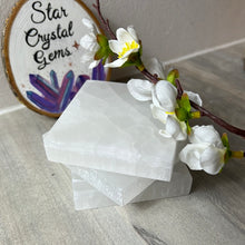 Load image into Gallery viewer, LAST Selenite Square Charging Plate
