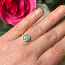 Load image into Gallery viewer, Colombian Emerald SUPER RARE 925 Sterling Silver Ring - Size L 1/2
