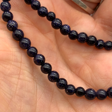 Load image into Gallery viewer, Blue Goldstone - 4mm Bead Bracelet
