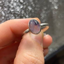 Load image into Gallery viewer, Blue John UK Fluorite Ring Size R1/2 - S 925 Silver
