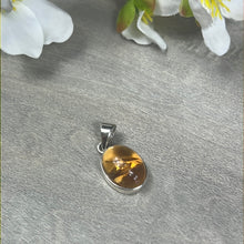 Load image into Gallery viewer, Citrine 925 Sterling Silver Pendant
