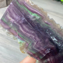 Load image into Gallery viewer, Large Fluorite Slab Slice
