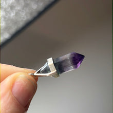 Load image into Gallery viewer, Fluorite Point 925 Sterling Silver Pendant
