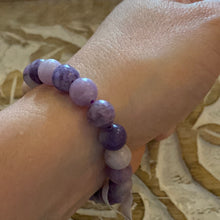 Load image into Gallery viewer, Lepidolite Bead Bracelet - 8mm
