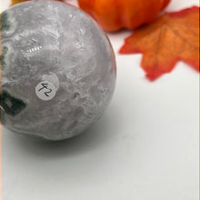 Load image into Gallery viewer, Moss Agate Sphere 65mm
