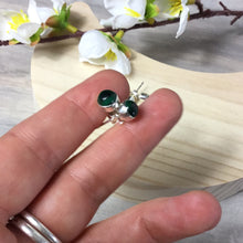 Load image into Gallery viewer, Malachite Diddy 925 Sterling Studs
