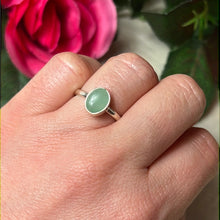 Load image into Gallery viewer, Colombian Emerald SUPER RARE 925 Sterling Silver Ring - Size L 1/2
