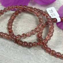 Load image into Gallery viewer, Last Red Rutile Bracelet 6mm AA
