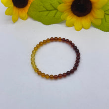 Load image into Gallery viewer, Ombre Amber 5mm Bead Bracelet
