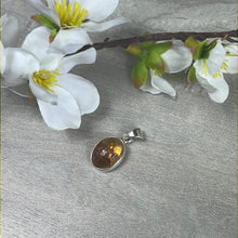 Load image into Gallery viewer, Citrine 925 Sterling Silver Pendant
