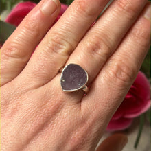 Load image into Gallery viewer, Grape Agate - RARE 925 Sterling Silver Ring - Size O
