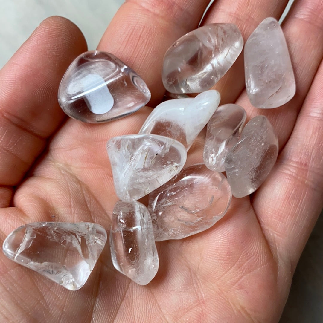 Rare - polished danburite tumble stone