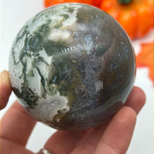 Load image into Gallery viewer, Moss Agate Sphere 60mm
