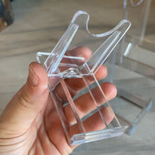 Load image into Gallery viewer, Plastic Perspex Clear Upright Display Stand
