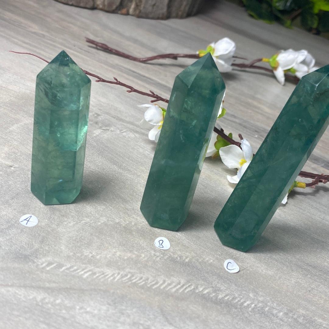 Green Fluorite Tower