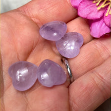 Load image into Gallery viewer, Small Lilac Amethyst Heart
